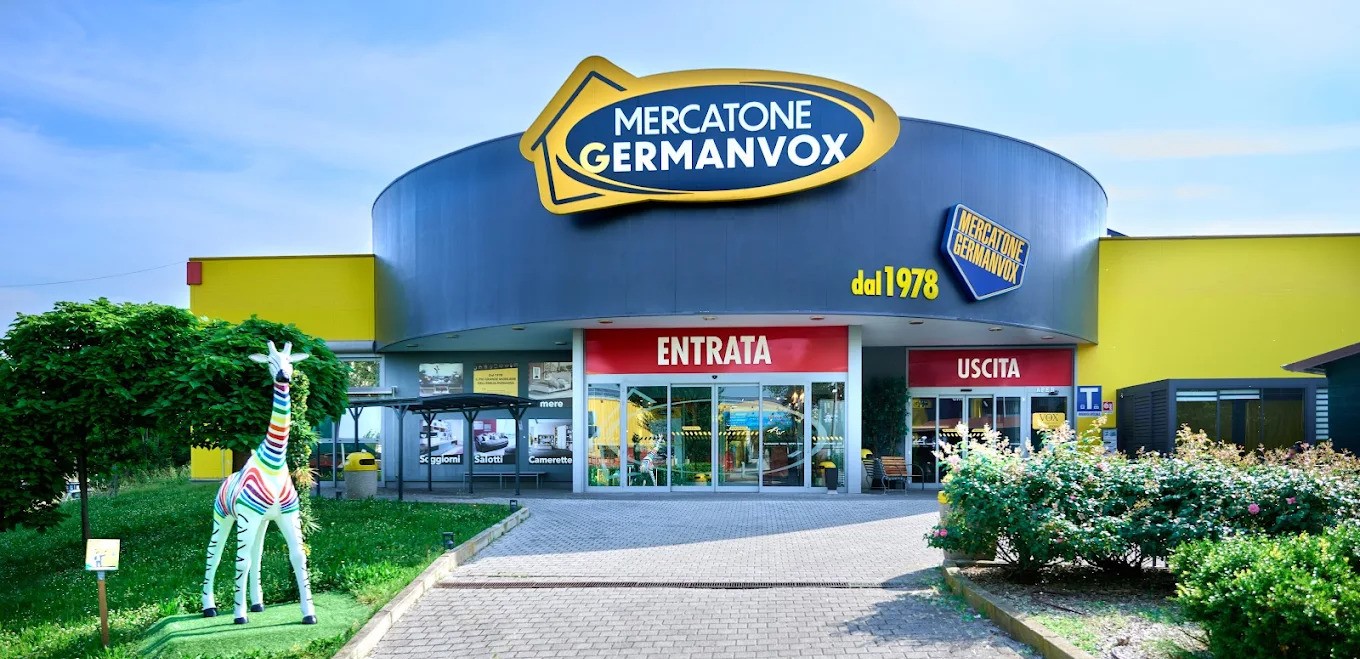 Ingresso del Mercatone Germanvox a Toscanella